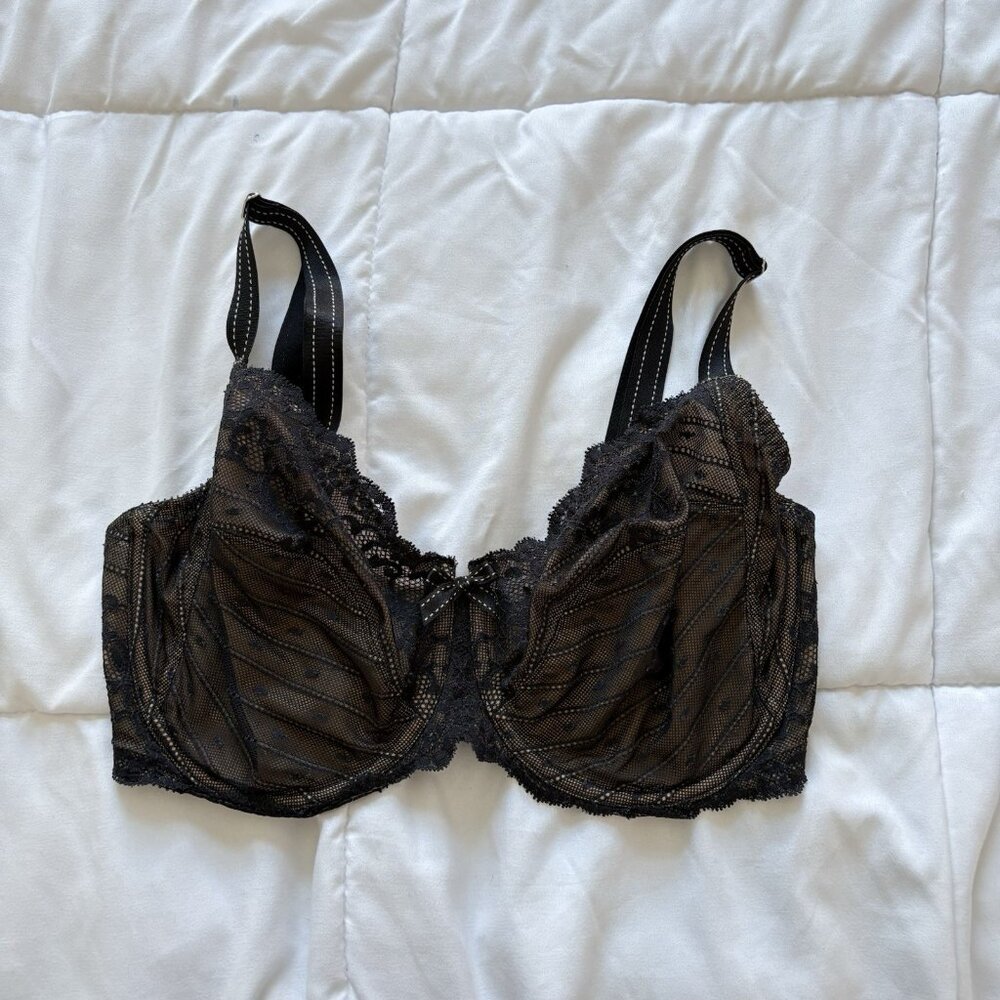 Vintage 90s Womens Bra Unlined Grunge Gothic Romantic Dainty Feminine‎ Vampire